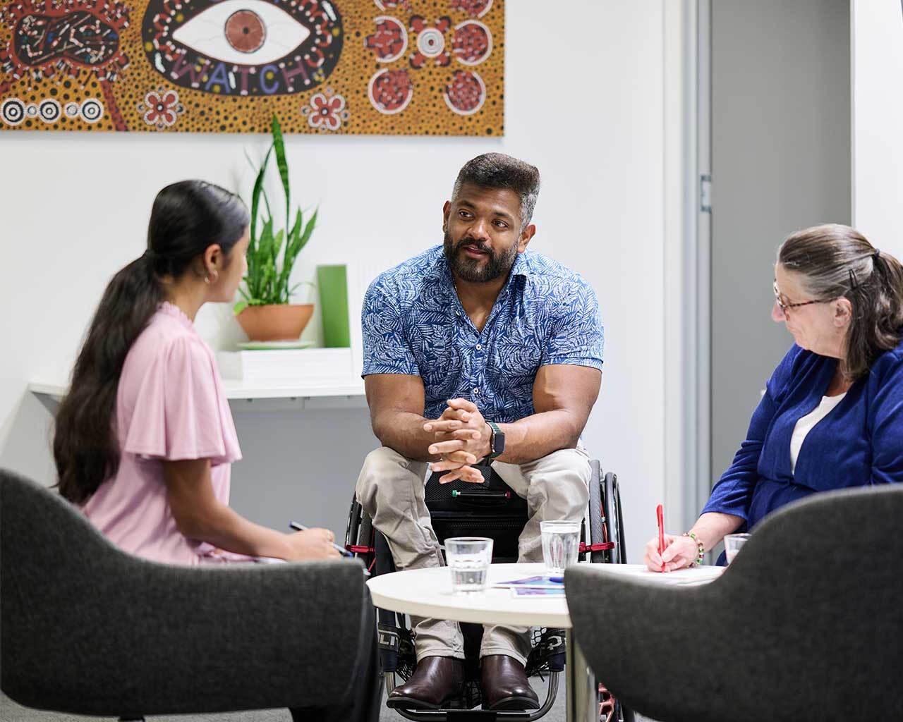 OWI colleagues informal meeting